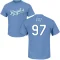 Javier Vaz Name & Number T-Shirt - Light Blue