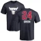 Javonte Green Name and Number Banner Wave T-Shirt - Navy