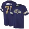 Ja'Wuan James Name & Number Game Day V-Neck T-Shirt - Purple