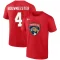 Jay Bouwmeester 2023 Stanley Cup Final Name & Number T-Shirt - Red