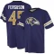 Jaylon Ferguson Name & Number Game Day V-Neck T-Shirt - Purple