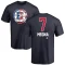 Jayson Megna Name and Number Banner Wave T-Shirt - Navy