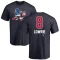 Jed Lowrie Name and Number Banner Wave T-Shirt - Navy