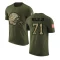 Jedrick Wills Jr. Legend Salute to Service T-Shirt - Olive