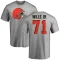 Jedrick Wills Jr. Name & Number T-Shirt - Ash