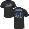 Jeff Brigham Name & Number T-Shirt - Black