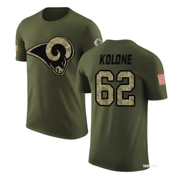 Jeremiah Kolone Legend Salute to Service T-Shirt - Olive - Tshirtsedge