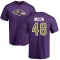 Jeremiah Moon Name & Number T-Shirt - Purple