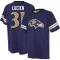 Jeremy Lucien Name & Number Game Day V-Neck T-Shirt - Purple