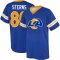 Jerreth Sterns Name & Number Game Day V-Neck T-Shirt - Royal