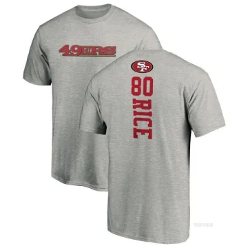 Women's Jerry Rice Backer Slim Fit T-Shirt - Red - Tshirtsedge