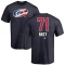 Jesper Fast Name and Number Banner Wave T-Shirt - Navy