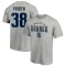 Jesper Froden Name & Number Lockup T-Shirt - Gray