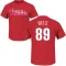 Jhailyn Ortiz Name & Number T-Shirt - Red