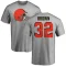 Jim Brown Name & Number T-Shirt - Ash