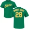 Jim Mudcat Grant Name & Number T-Shirt - Green