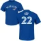 Jimmy Key Name & Number T-Shirt - Royal