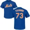 Jimmy Yacabonis Name & Number T-Shirt - Royal