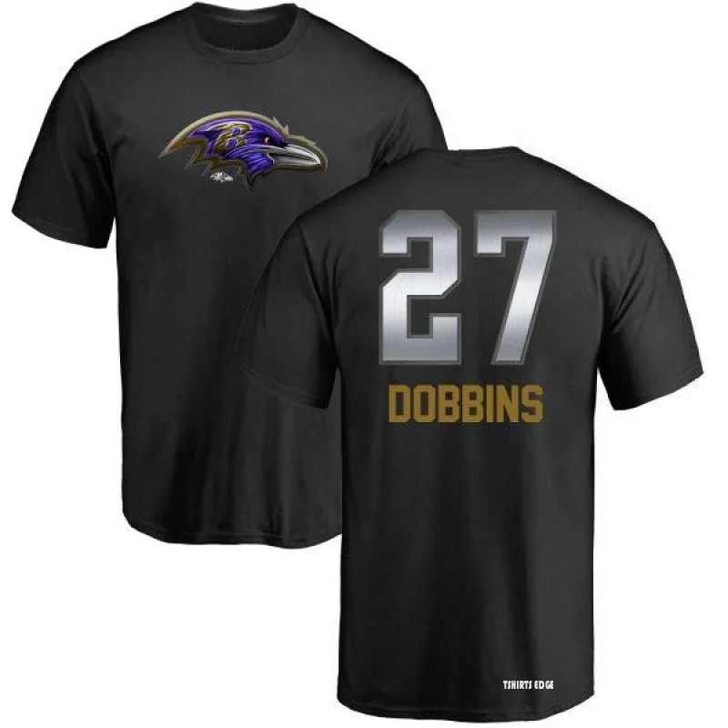 J.K. Dobbins Midnight Mascot T-Shirt - Black - Tshirtsedge