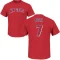 Jo Adell Name & Number T-Shirt - Red