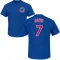 Jody Davis Name & Number T-Shirt - Royal