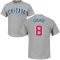 Joe Girardi Name & Number T-Shirt - Gray