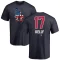 Joe Kelly Name and Number Banner Wave T-Shirt - Navy