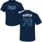 Joe Maddon Name & Number T-Shirt - Navy