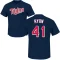 Joe Ryan Name & Number T-Shirt - Navy