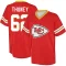 Joe Thuney Name & Number Game Day V-Neck T-Shirt - Red