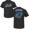 Joey Lucchesi Name & Number T-Shirt - Black