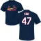 John King Name & Number T-Shirt - Navy