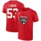 John Ludvig 2023 Stanley Cup Final Name & Number T-Shirt - Red