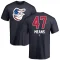 John Means Name and Number Banner Wave T-Shirt - Navy