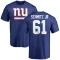 John Michael Schmitz Jr. Name & Number T-Shirt - Royal