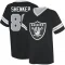 John Samuel Shenker Name & Number Game Day V-Neck T-Shirt - Black