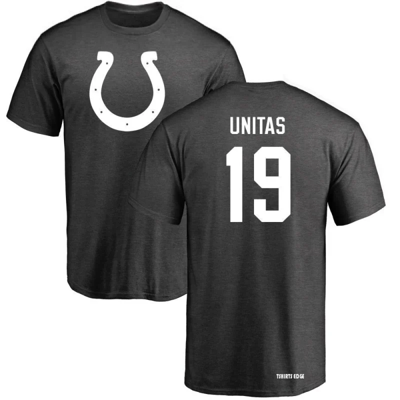 Johnny Unitas One Color T-Shirt - Ash - Tshirtsedge