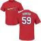 JoJo Romero Name & Number T-Shirt - Red