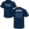 Jonathan Aranda Name & Number T-Shirt - Navy