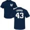 Jonathan Loaisiga Name & Number T-Shirt - Navy