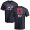 Jordan Diaz Name and Number Banner Wave T-Shirt - Navy