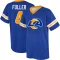 Jordan Fuller Name & Number Game Day V-Neck T-Shirt - Royal