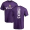 Jordan Hicks Backer T-Shirt - Purple