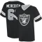 Jordan Meredith Name & Number Game Day V-Neck T-Shirt - Black