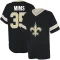 Jordan Mims Name & Number Game Day V-Neck T-Shirt - Black