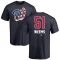 Jordan Weems Name and Number Banner Wave T-Shirt - Navy