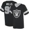 Jordan Willis Name & Number Game Day V-Neck T-Shirt - Black