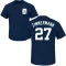 Jordan Zimmermann Name & Number T-Shirt - Navy