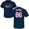 Jose Alvarez Name & Number T-Shirt - Navy