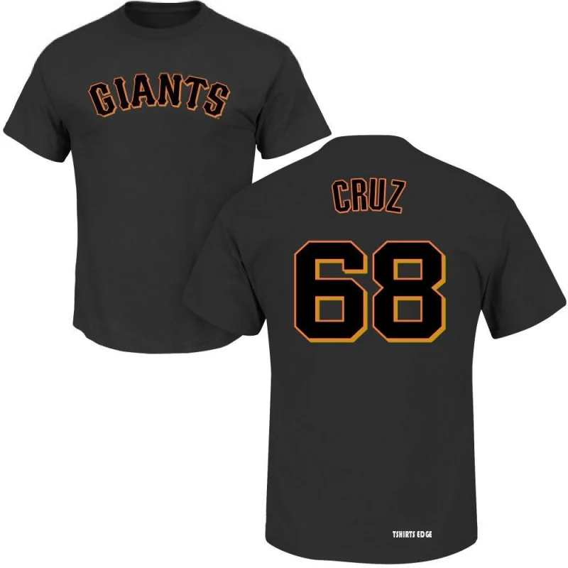 Jose Cruz Name & Number T-Shirt - Black - Tshirtsedge